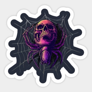 Spider skull Sticker